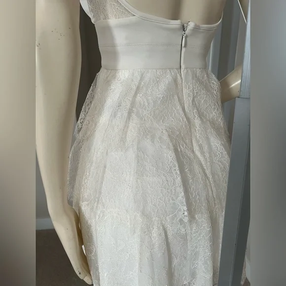 NWT BCBGMaxAzria “Josanna” White Lace Mini Dress 🤍 - Picture 11 of 16